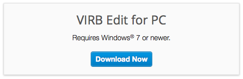 VIRB Edit PC